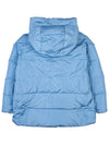 Women's Taffeta Reversible Wet Repellant Taffeta Down Padding Light Blue - MAX MARA - BALAAN 4