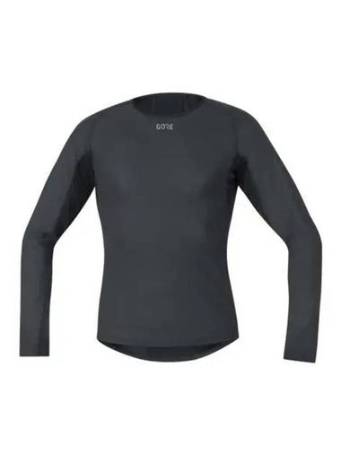 GOREWEAR M Base Layer Windstopper Thermo Long Sleeve Black Men s Windproof Brushed - GOGORR - BALAAN 1