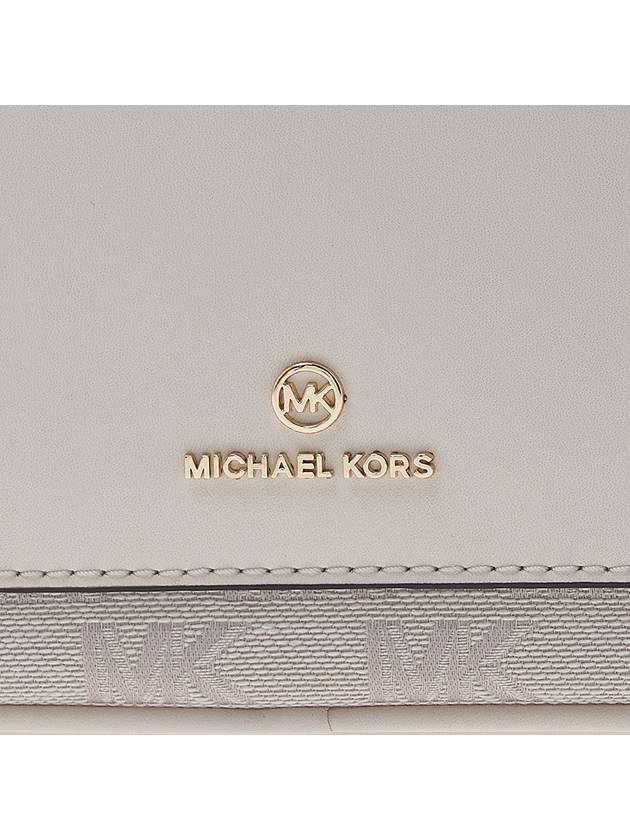 Maeve Monogram Leather Cross Bag Ivory - MICHAEL KORS - BALAAN 8