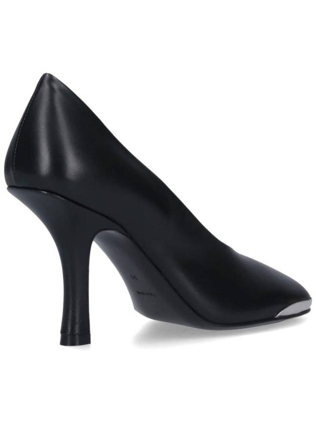 Duck Leather Pumps Black - BURBERRY - BALAAN 5