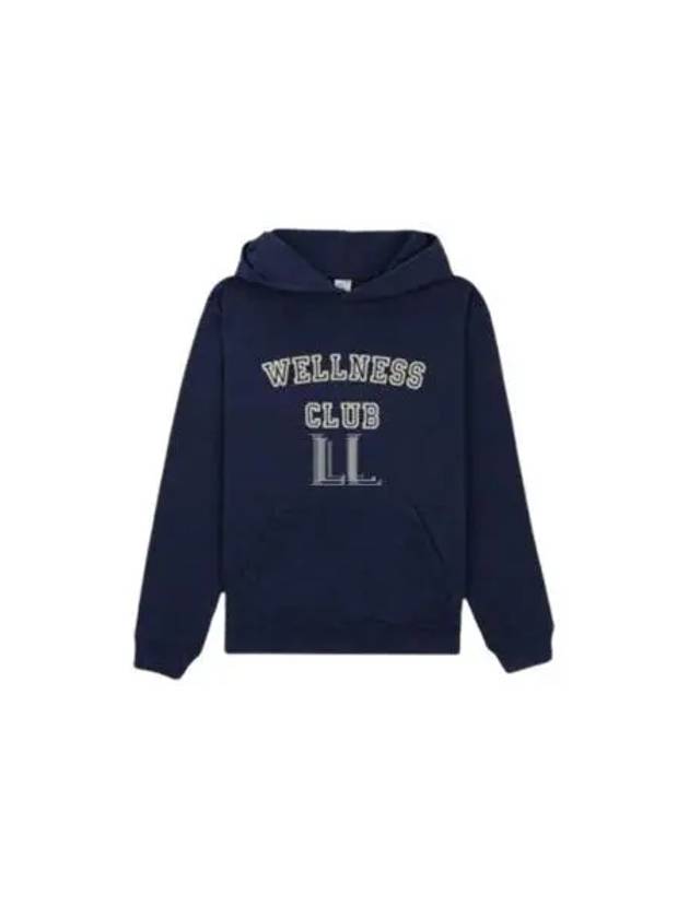 Lettering Logo Hoodie Navy - SPORTY & RICH - BALAAN 2