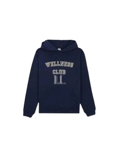 Lettering Logo Hoodie Navy - SPORTY & RICH - BALAAN 2