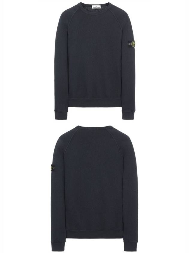 Wappen Patch Round Sweatshirt Navy - STONE ISLAND - BALAAN 5