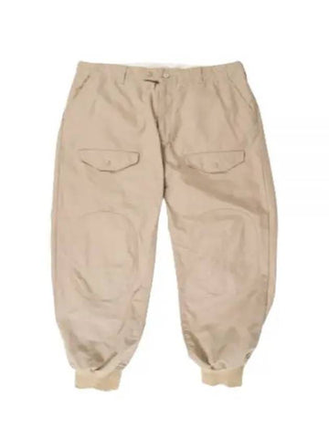 24 Airborne Pant B Khaki Cotton Ripstop 24S1F035 OR356 CT030 Pants - ENGINEERED GARMENTS - BALAAN 1