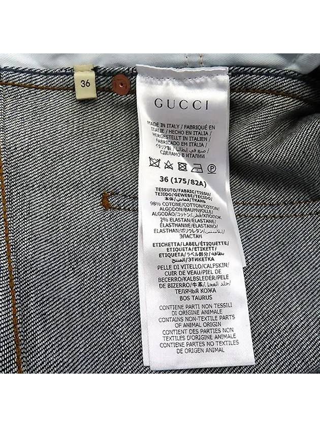 408637 Tapered jeans size 36 - GUCCI - BALAAN 4