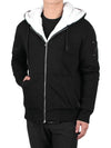 Classic Bunny Zip Up Hoodie White Lining Black - MOOSE KNUCKLES - BALAAN 3