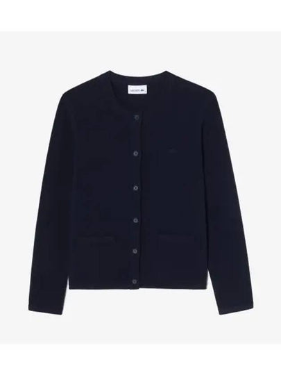 Women s jacket type cardigan dark navy - LACOSTE - BALAAN 1