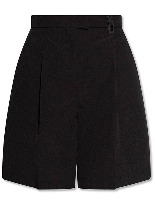 Women's Logo High Waist Shorts Black - MONCLER - BALAAN 1