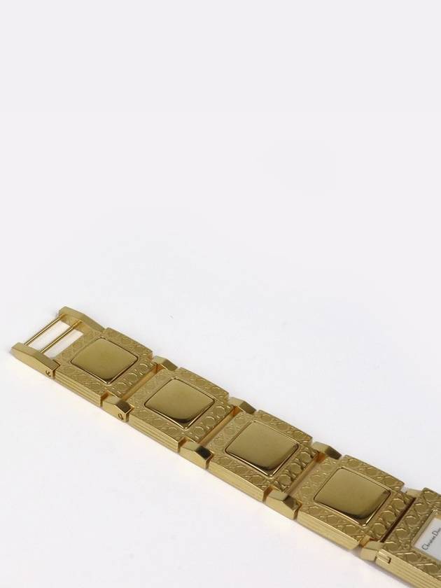 Vintage square gold plated wristwatch 2VDIC20451 - DIOR - BALAAN 7