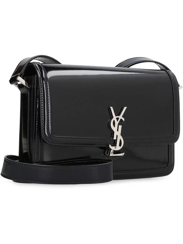 Solferino Medium Leather Shoulder Bag Black - SAINT LAURENT - BALAAN 4