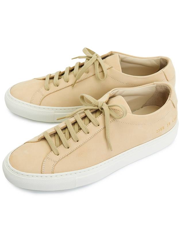 Original Achilles Low Top Sneakers Beige - COMMON PROJECTS - BALAAN 2