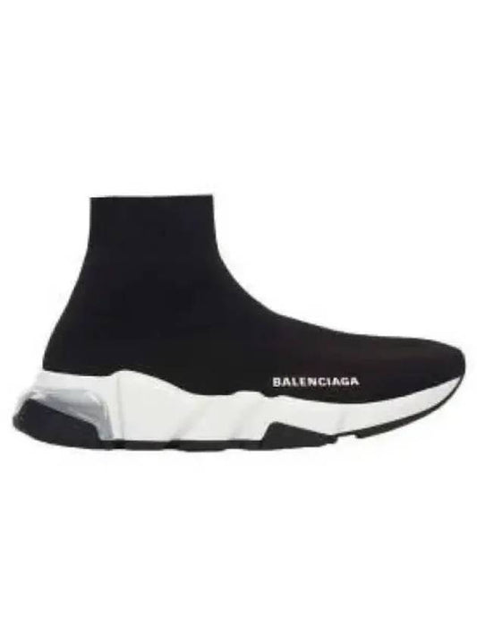 Speed Clear Sole High Top Sneakers Black - BALENCIAGA - BALAAN 2