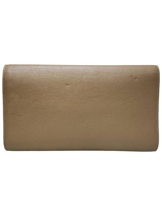 Women s Mouth 361120 Beige Veldejour Clutch Bag - SAINT LAURENT - BALAAN 3