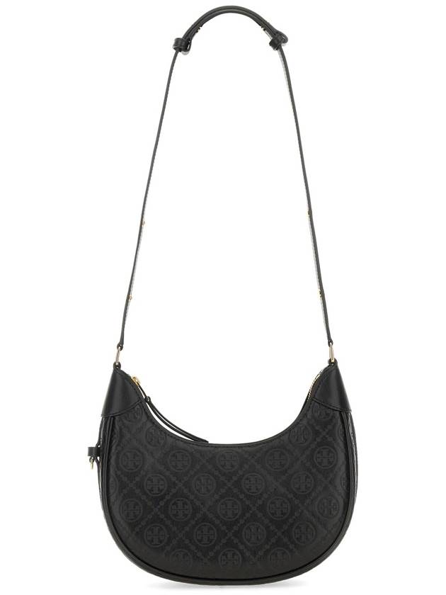 T MONOGRAM CRESCENT MOON BAG - TORY BURCH - BALAAN 3