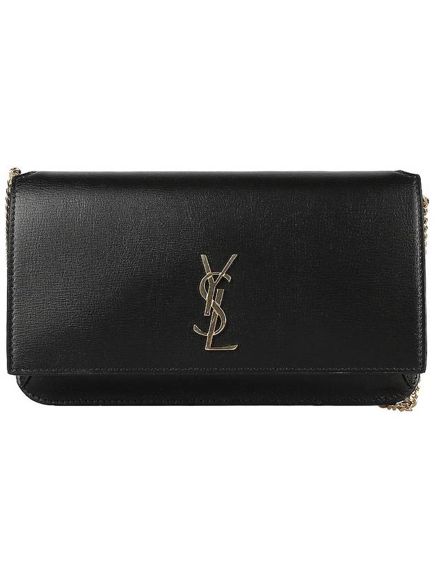 Cassandra Phone Holder Strap Cross Bag Black - SAINT LAURENT - BALAAN 2