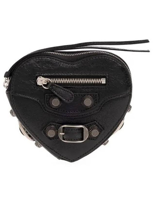 Le Cagole Heart Mini Bag Black - BALENCIAGA - BALAAN 2