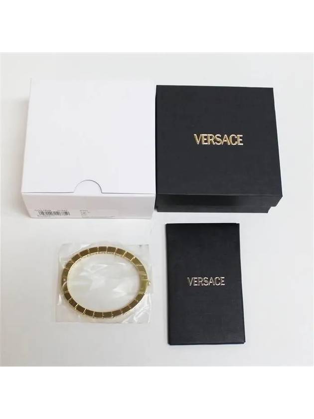 Greca Motif Bangle Bracelet Gold - VERSACE - BALAAN 9