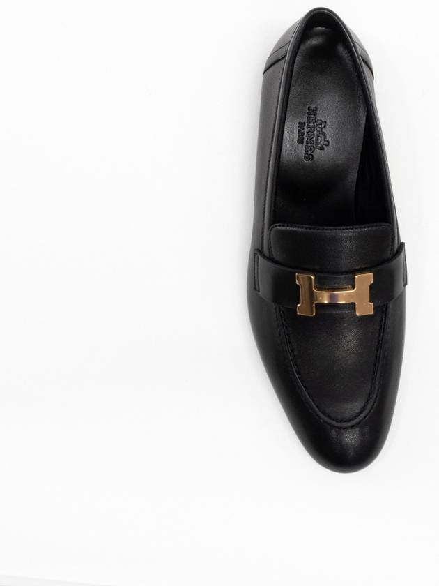 Paris Loafers Black Rose Gold H231049Z - HERMES - BALAAN 4