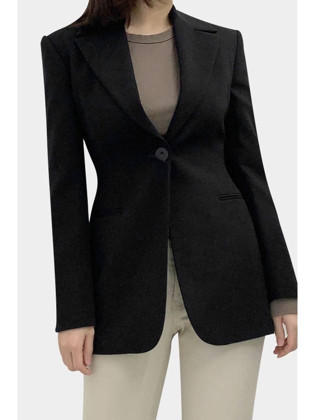 ETHEL single breasted caddy blazer black 60460739600 - MAX MARA - BALAAN 3