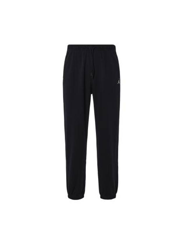 Jordan Brooklyn Fleece French Terry Track Pants Black - NIKE - BALAAN 3