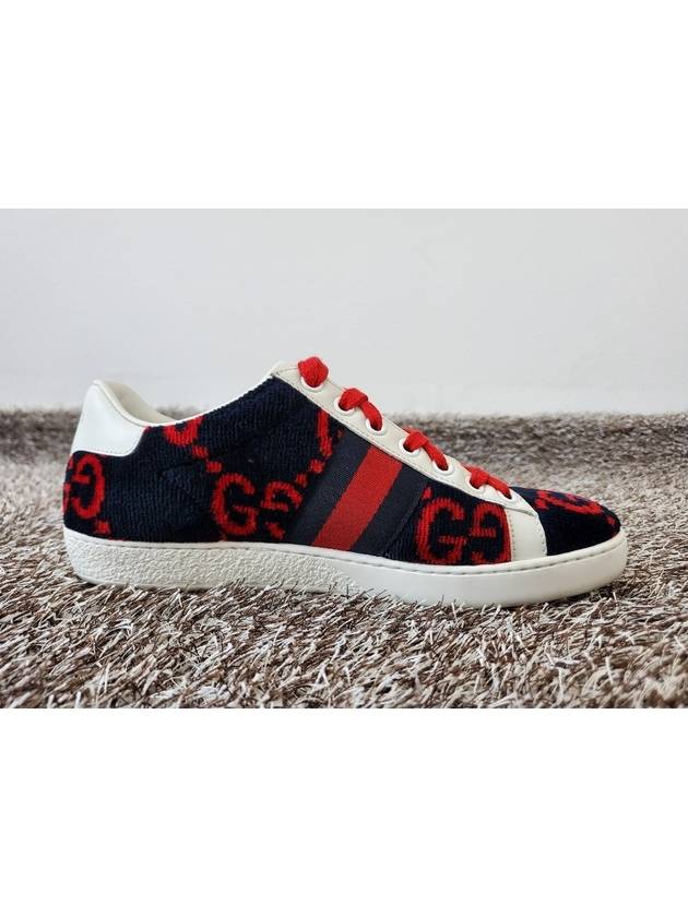 Ace GG diamond towel sneakers 225 - GUCCI - BALAAN 8