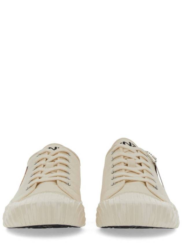 School Flower Low Top Sneakers Cream - KENZO - BALAAN 5