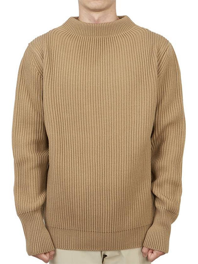 Sailor Crew Neck Knit Top Camel - ANDERSEN-ANDERSEN - BALAAN 2