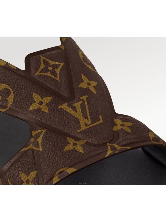 Oasis Monogram Mule Brown - LOUIS VUITTON - BALAAN 4