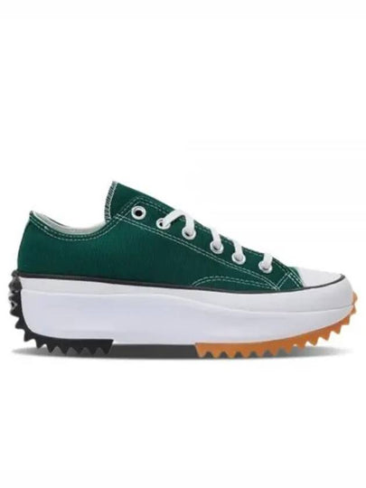 Run Star Hike Low Top Sneakers Midnight Green - CONVERSE - BALAAN 2