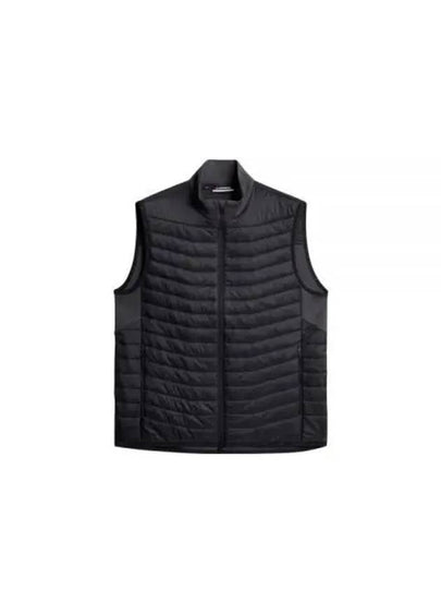 Men's Holden Quilt Hybrid Vest Asphalt - J.LINDEBERG - BALAAN 2