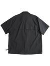 Nylon Washa Short Sleeve Shirt Charcoal - OFFGRID - BALAAN 3