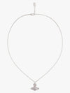 Carmella Bath Relief Pendant Necklace Platinum White - VIVIENNE WESTWOOD - BALAAN 2