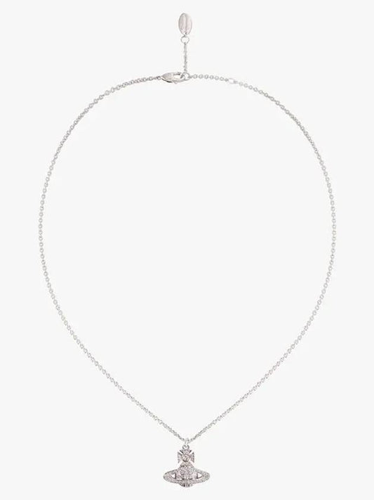 Carmella Bath Relief Pendant Necklace Platinum White - VIVIENNE WESTWOOD - BALAAN 2