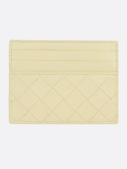 Intrecciato Leather Card Wallet Beige - BOTTEGA VENETA - BALAAN 2