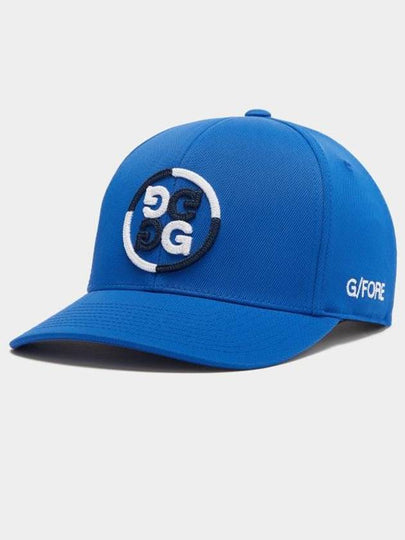 Men's Color Block Circle Stretch Twill Ball Cap Blue - G/FORE - BALAAN 2