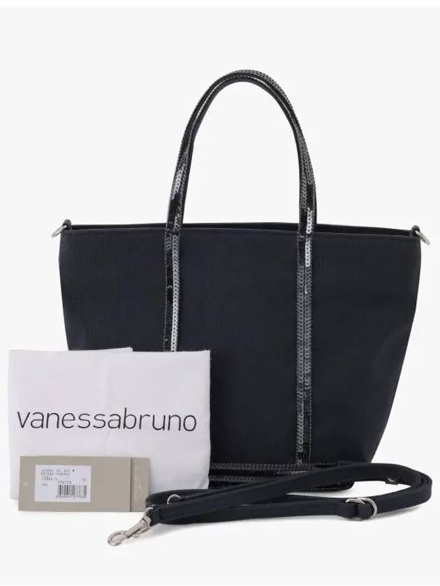 0PVE01 V40435 781 Cabasa Petit Sequin Small Tote Bag - VANESSA BRUNO - BALAAN 5