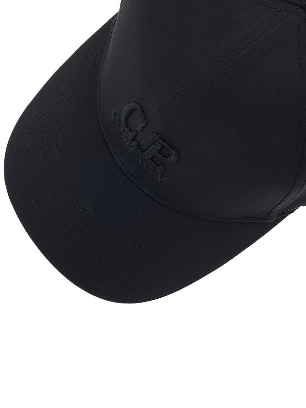 Logo Ball Cap Black - CP COMPANY - BALAAN 8