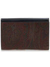 Paisley Half Wallet Black Brown - ETRO - BALAAN 4