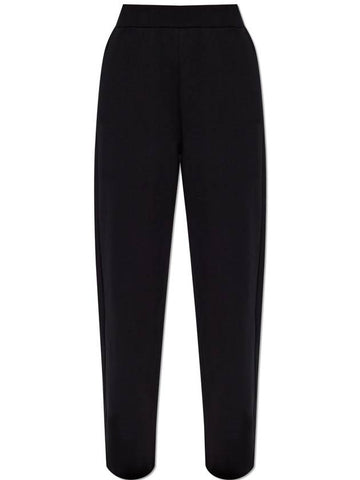 Emporio Armani Sweatpants With Logo, Women's, Black - EMPORIO ARMANI - BALAAN 1