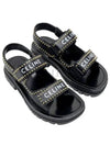 Leo Studded Chunky Sandals Calfskin Black - CELINE - BALAAN 2