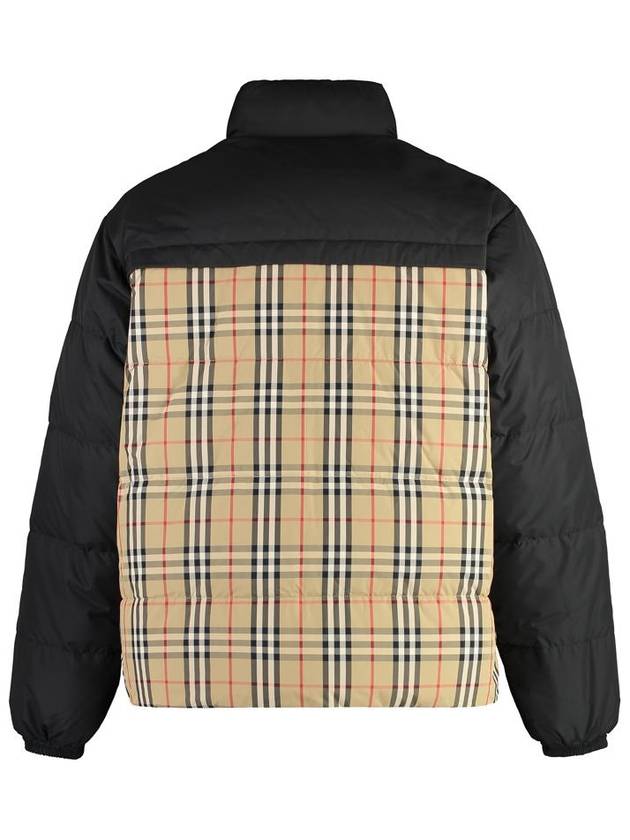 Men's Reversible Down Padding Beige Black - BURBERRY - BALAAN 4