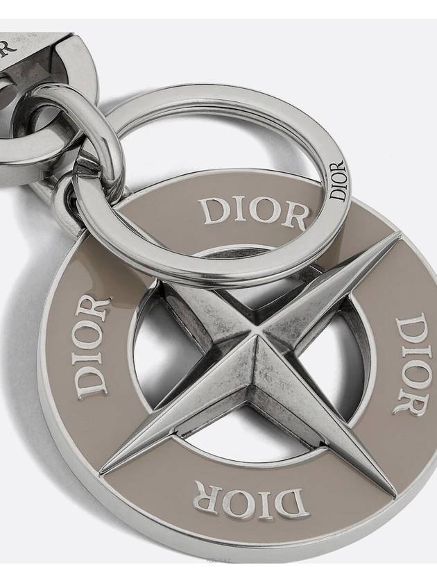 AND STONE ISLAND KEY RING PALLADIUM FINISH B - DIOR - BALAAN 3