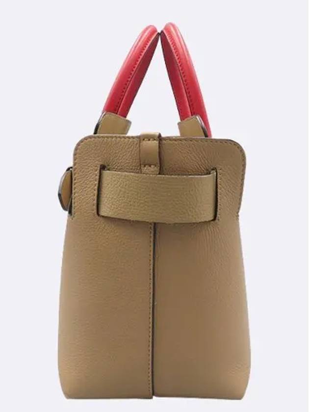 8015870 Light camel leather small belt bag tote shoulder strap 2WAY - BURBERRY - BALAAN 3