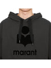 Miley Logo Hoodie Faded Black - ISABEL MARANT - BALAAN 6