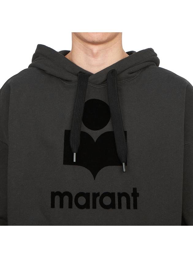 Miley Logo Hoodie Faded Black - ISABEL MARANT - BALAAN 6