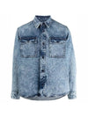 Denim Long Sleeve Shirt - A.P.C. - BALAAN 1