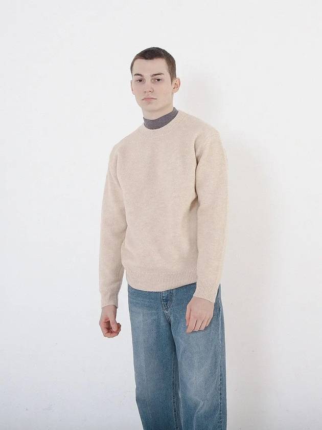 Anti Filling Soft Wool Knit Cream - CHANCE'S NOI - BALAAN 4