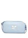 Reedition Baguette Leather Shoulder Bag Blue - COURREGES - BALAAN 1