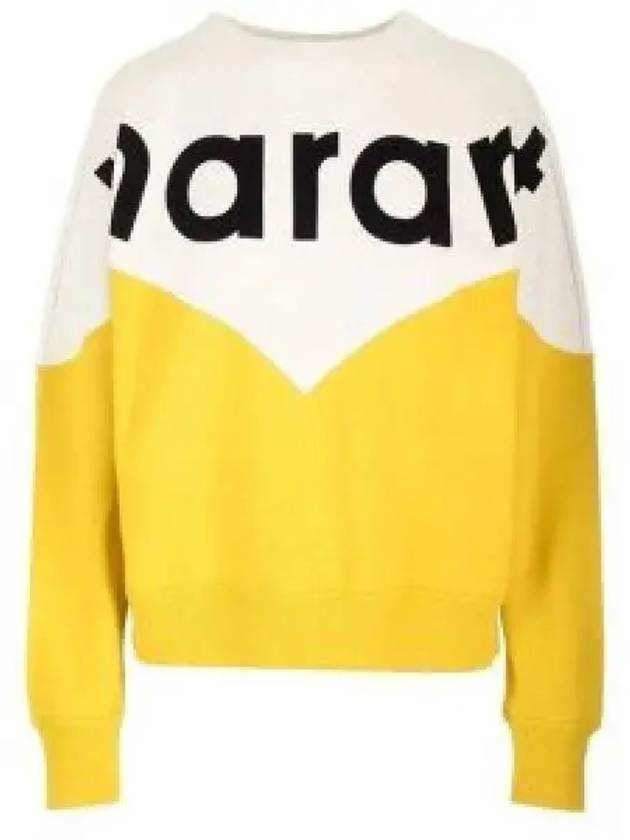 Women s Houston Sweatshirt Yellow SW0006FA A1M08E 10YW 1224518 - ISABEL MARANT - BALAAN 1