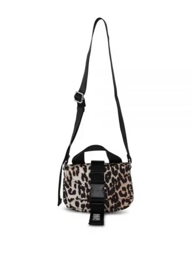 Leopard Print Tech Mini Cross Bag - GANNI - BALAAN 2